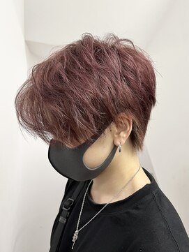 アールプラスヘアサロン(ar+ hair salon) ニュアンスピンクショート