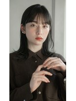 ガーデン ジングウマエ(GARDEN jingumae)&nbsp;大人ガーリー/ミディアム/レイヤー/ダークアッシュ/ワイドバング