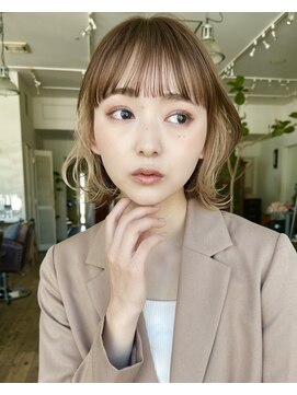 ベル 表参道Terrace(Belle) 女性らしい動きのめるホプ&ケアプリーチ仕様のインナーカラー