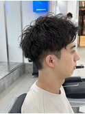 アイロン風ツイスパ 短髪 ショート
