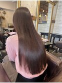 髪質改善　ラベンダーブラウン　stylist/miaki