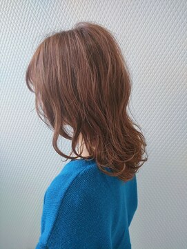 サロンドフィール 永山店(Salon de feel) 【salon de feel】 ミルクティーベージュ　インナーカラー