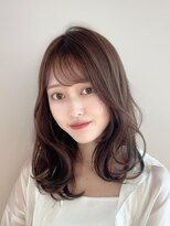 小顔可愛い似合わせミディアム 20代30代40代
