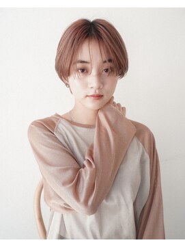 ガーランドツー(Garland 2F) 前髪/マチルダボブ／ピンクベージュ／インナーグレージュ