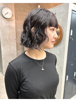 テトヘアー(teto hair) ボブパーマ　ウェーブ　くるくる