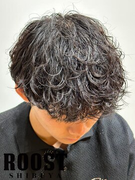 ルースト 渋谷店(ROOST) 前下がりマッシュ×波巻きパーマ