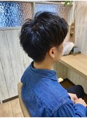 アップバングショート