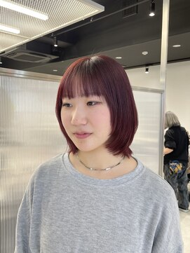 ゼスト 八王子店(ZEST) カシスレッド/暖色カラー/顔周りレイヤー【藤野はるひ】