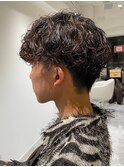 MEN'S HAIRマッシュパーマショートスタイル