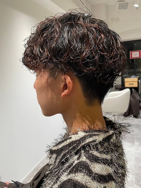 MEN'S HAIRマッシュパーマショートスタイル