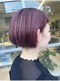 【高木】ブリーチ×バイオレットピンク◎