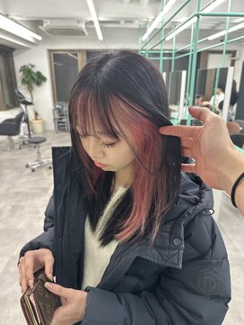 エイト 川崎店(EIGHT) インナーピンク[髪質改善/ブリーチ/ダブルカラー/川崎］