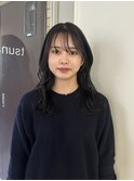 透明感ラベンダーベージュ