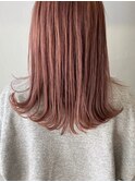 乾かすだけでキマる髪/馴染むハイトーンケアカラーピンク