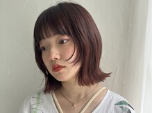design：唯一無二の垢抜けカラー[甲府駅/カラー/顔まわりカット/ショートボブ/前髪カット]