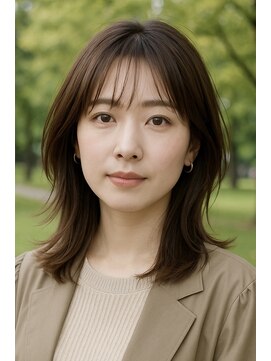 美容室 十和 レイヤーカット／30代／40代