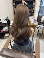 ハピネス 梅田茶屋町店(HAPPINESS)&nbsp;韓国ヘア/レイヤーカット/髪質改善/ブリーチなし/ベージュ
