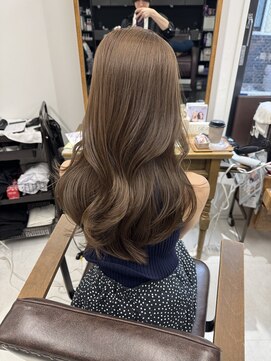 ハピネス 梅田茶屋町店(HAPPINESS) 韓国ヘア/レイヤーカット/髪質改善/ブリーチなし/ベージュ