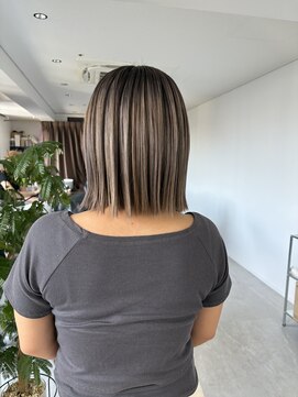 レアル 心斎橋 大阪(REAL) グレージュバレイヤージュ