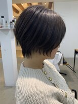 グランデュール 東静岡池田店(GRANDEUR)&nbsp;東静岡ショートボブくびれショートイルミナカラー顔周りレイヤー