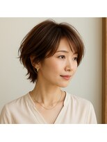 スープレックス ヘアーデザイン(SOUPREX HAIR DESIGN)&nbsp;ミセス軽やかショート　20代 30代 40代 50代 60代 髪質改善