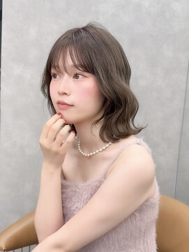 ロンドリゼル 札幌(Lond RiseL) ◯ オリーブグレー/韓国/レイヤーカット/髪質改善/縮毛矯正/札幌