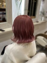 ジェニュイン(genuine) ワンレングスボブ/ピンクブラウン