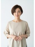 小顔/暗めカラー/オリーブグレー/ココアベージュ/水素/骨格補正