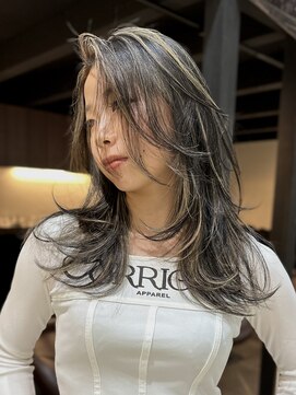 ディーン 名駅店(DEAN) レイヤーカット+ハイライトカラー