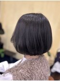 丸みのあるショート