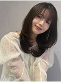 【巻くだけで垢抜ける セミロングヘア】
