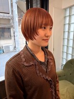 カウチ(Kauti)&nbsp;オレンジカラー！レイヤーショートボブ！