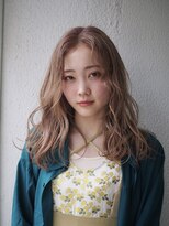 エラ(ELLA) 透明感up!ラベンダーベージュハイトーンカラー