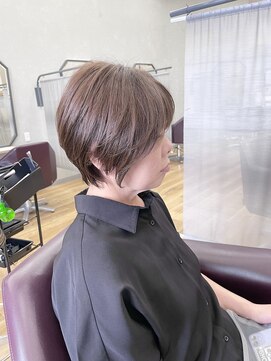 キセイ イオンモール新利府北館店(KISEI) 艶感＆透明感！白髪ぼかしカラー×ショート30代40代50代