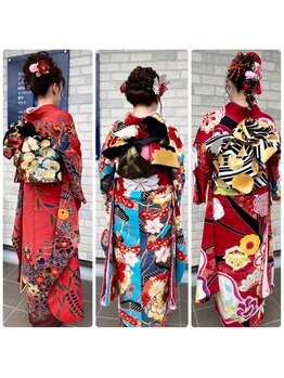ヘアースタジオ La・Lienの写真/卒業式・成人式の着付け・ヘアセットご予約受付中です!