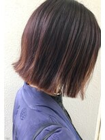 ヘアーデザイン シュシュ(hair design Chou Chou by Yone)&nbsp;☆chouchou☆切りっぱなしボブ×オレンジレッド