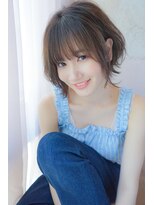 ロンドローズ 名古屋(Lond damaskRose)&nbsp;外はね×ショートボブ