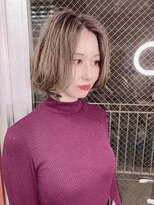 ルーファス 恵比寿 渋谷(Ruufus)&nbsp;透け感ハイライトボブ【Ruufus恵比寿渋谷】31511