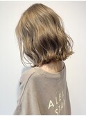 お仕事をされている方へ、ラフなハイトーンウェーブロブ