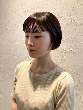 ソレイユ シンサカエ(SOLEIL SHINSAKAE) お洒落♪ミニボブ×ワイドバング☆