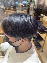 フラミューム 上野(flammeum)&nbsp;ブラックバイオレット/刈り上げマッシュ