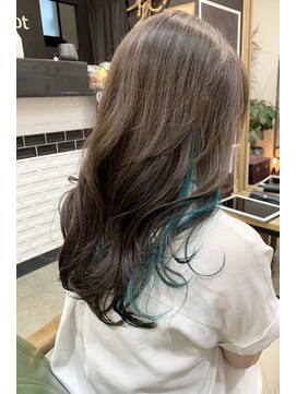 ボルタノット(volta∞knot) インナーカラーターコイズブルー