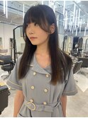 顔まわりcut/髪質改善トリートメント/髪質改善カラー