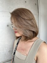 リバレッジ 白金(Leverage) 外国人風ハイライト白髪ぼかし30代40代【白金/目黒】担当山岡