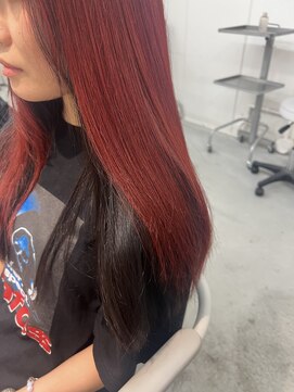 スクリバイタヒエ(SUKURI by tahie) #レッドカラー #アンブレラカラー