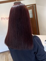 美容室 プラセル(Plaser) イルミナカラー☆艶髪ブロッサムピンク