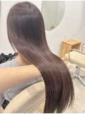 髪質改善/艶髪/ピンクブラウン/20代/30代/40代/ロング/シルク