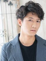 モッズヘアメン 名護大東店(mod's hair men)&nbsp;ゆるふわ巻き短髪パーマのアンニュイウェットスタイルj名護大東