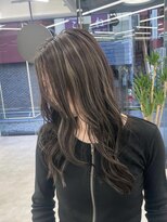 ブラウン(Brown) 美髪/イメチェンヘアスタイルハイライトカラー/藤沢