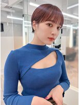 イチイ 巣鴨店(ichii)&nbsp;大人可愛い小顔ショートボブ白髪ぼかしハイライト20代30代40代